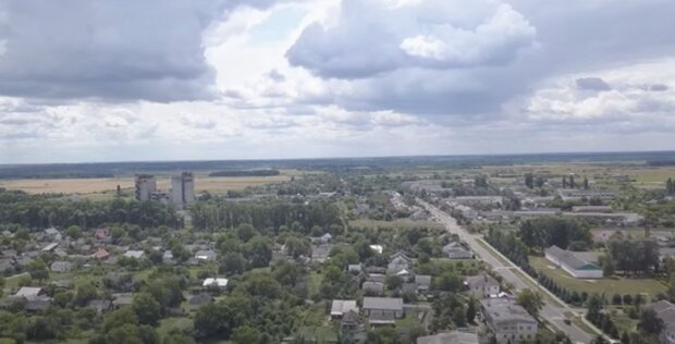 Населенный пункт в  Украине. Фото: скриншот YouTube-видео