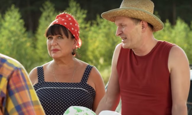 Кадр из сериала "Сваты", скриншот видео