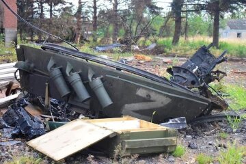 Розбита техніка рф. Фото: Facebook Міноборони України