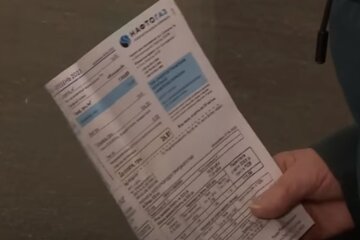Платежка за газ от Нафтогаза. Фото: скриншот YouTube-видео