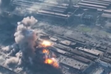 Штурм завода "Азовсталь". Фото: скриншот YouTube-видео