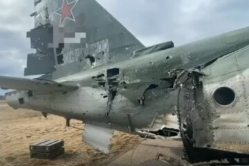 Вражеский Су-25. Фото: скриншот YouTube-видео