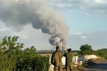 Вибух. Фото: скріншот YouTube-відео