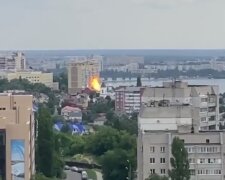 Взрыв в Воронеже. Фото: Telegram