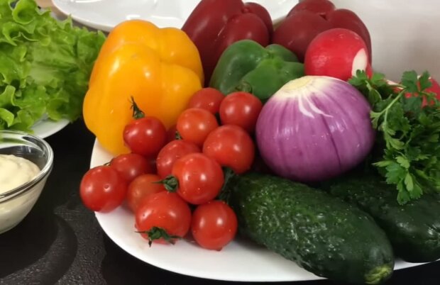 Овочі.  Фото: скріншот YouTube-відео