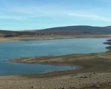 Высохшее водохранилище в Украине. Фото: скриншот Youtube