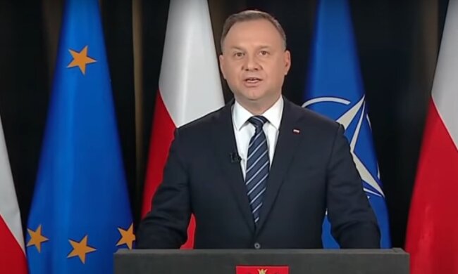 Анджей Дуда. Фото: YouTube, скрин