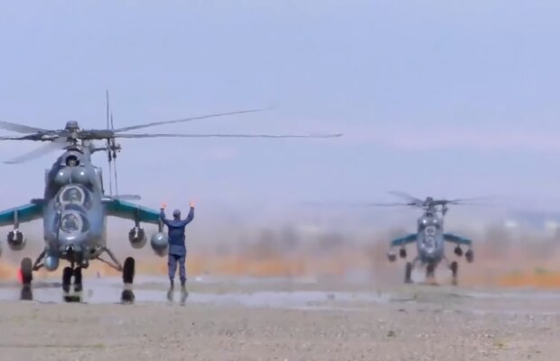 Гелікоптери Мі-8. Фото: скріншот YouTube-відео