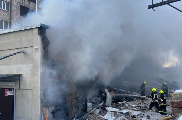Взрыв в Киеве. Фото: Telegram
