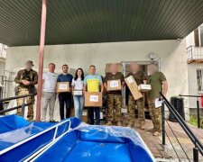 БФ молодіжної ініціативи "Надія" і фонд Миколи Томенка "Рідна країна" передали медичний вантаж Національній гвардії України