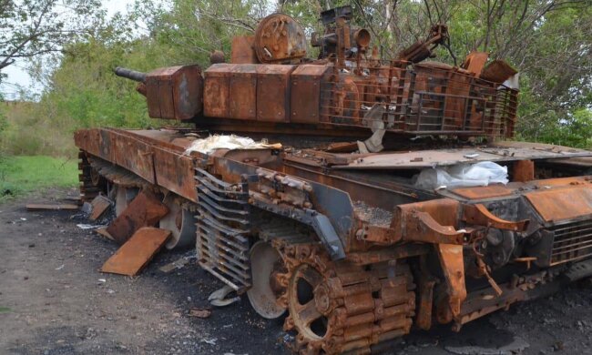 Разбитая техника рф. Фото: Facebook Минобороны Украины