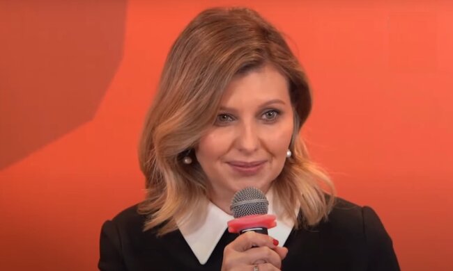 Елена Зеленская. Фото: YouTube, скрин