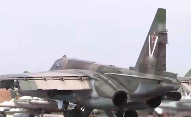 Літак рф Су-25. Фото: скріншот YouTube-відео