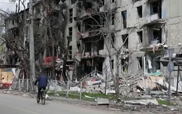 Разрушенный Мариуполь. Фото: скриншот YouTube-видео