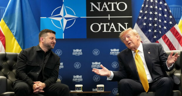 Зеленський і Трамп на саміті НАТО в Анкарі 2026