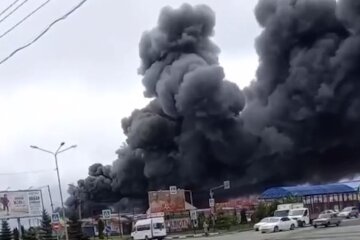 Пожежа на росії. Фото: YouTube, скрін