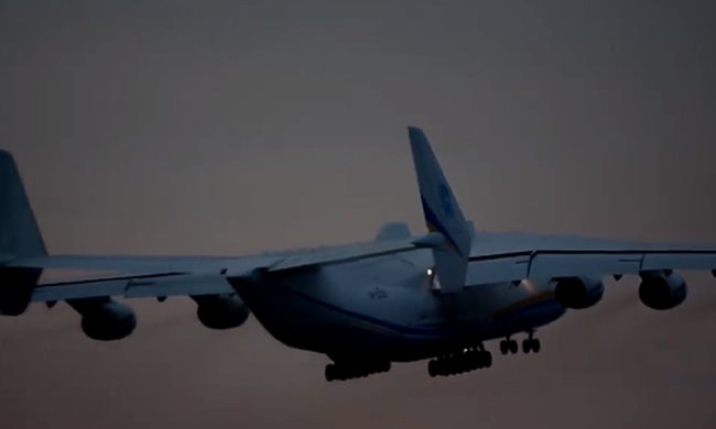 Первый полет "Мрии" после модернизации показали на видео. Фото: скриншот Facebook