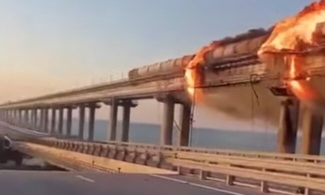 Кримський міст. Фото: YouTube, скрін