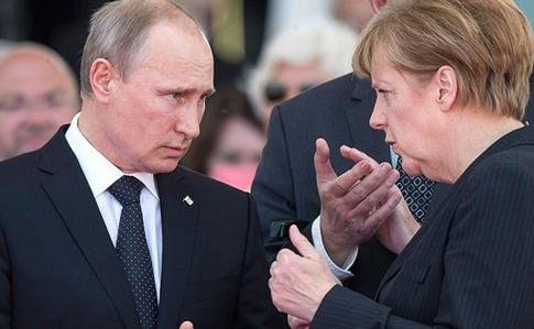 Меркель и Путин. Фото: Українська правда