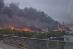 Вночі безпілотники вдарили по російських НПЗ, спалахнула пожежа - кадри