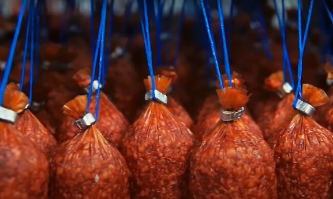 Колбаса. Фото: YouTube