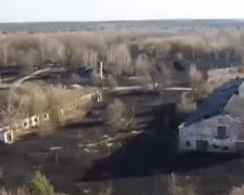Чернобыльская зона после пожара. Фото: скиншот Youtube