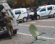 В Киеве захватили заложницу. Фото: скрин facebook