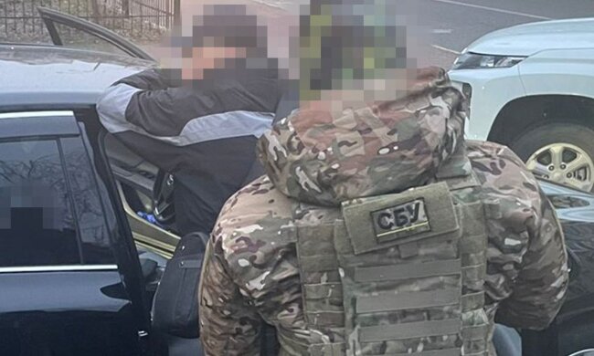 Задержание подозреваемого. Фото: СБУ