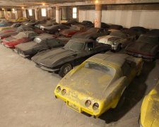 В сети показали фото старого гаража, в котором пылятся уникальные спорткары