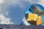 Пожар на заводе в Чебоксарах после удара дрона Фламинго, 10 июня 2026