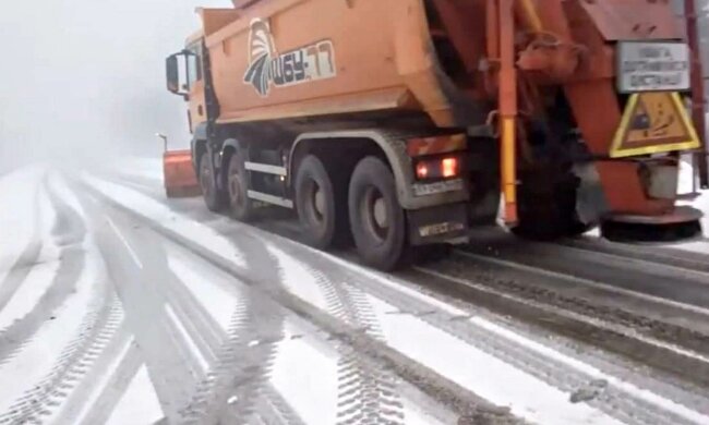 Погода в Україні. Фото: скріншот facebook.com/Ukravtodor.Gov.Ua