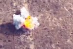 Горить техніка рф. Фото: скріншот Telegram-відео