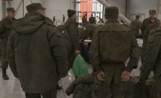 Мобілізація на росії. Фото: скріншот YouTube-відео