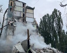 Потрапляння 5 ракет: 317 цілей атакували вночі Київ. Фото: Телеграм