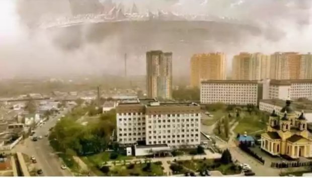 Фотожаба "Смог в Киеве". Фото: скриншот u-news