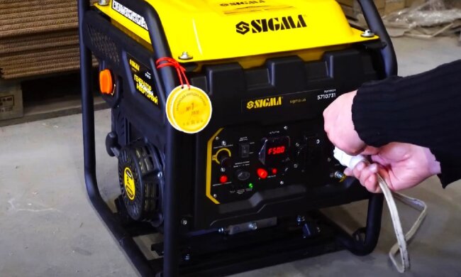 Генератор, блекаут. Фото: YouTube