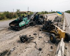 дорожня техніка знищена дрон