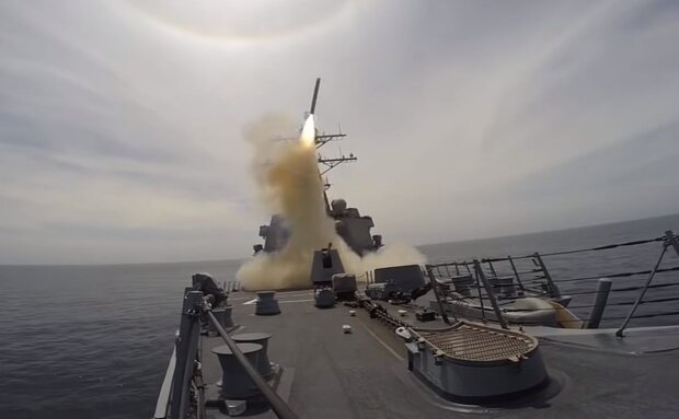 Запуск ракети Tomahawk. Фото: скріншот YouTube-відео