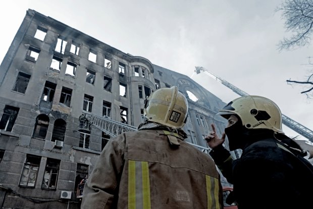 Пожар в Одессе, фото: Правда за Одессу