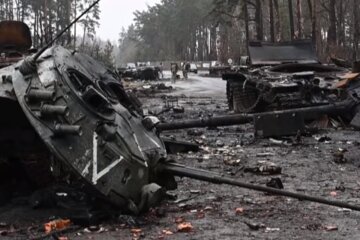 Розбита техніка рф. Фото: скріншот YouTube-відео