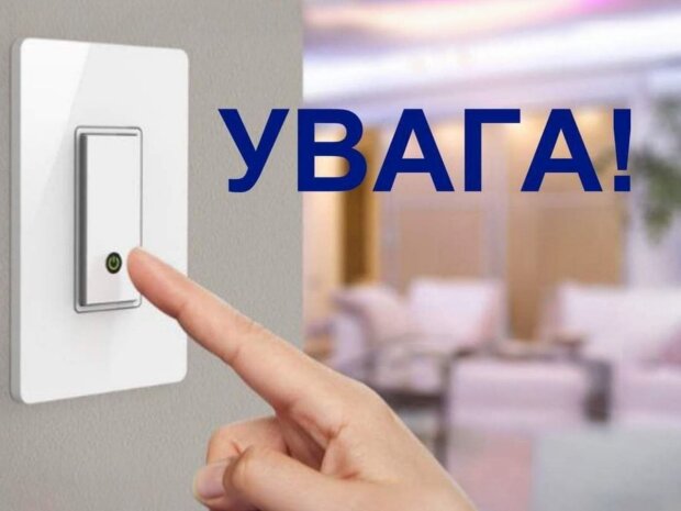 Відключення світла, графіки відключень. Фото: Telegram