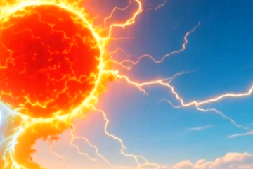 На Сонці сталося 6 потужних спалахів. Фото: YouTube