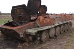 Розбитий танк рф. Фото: скріншот YouTube-відео