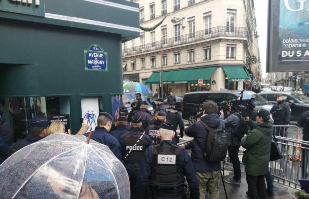 Центр Парижа заблокирован, фото: Обозреватель