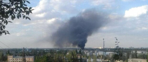 Пожар в Одессе: Скриншот YouTube