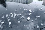 Появились первые фото аномального града в Одесской области. Очень странные "ледяные заточки"