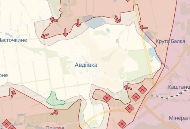 Карта. Фото: Телеграмканал ЦАПЛІЄНКО_UKRAINE FIGHTS