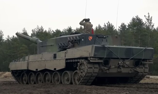 Танк Leopard. Фото: скріншот YouTube-відео
