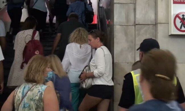 Метро Киева в карантин. Фото: скрин youtube