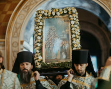 В Киево-Печерской лавре верующие УПЦ отметили Собор всех преподобных отцов в Ближних пещерах